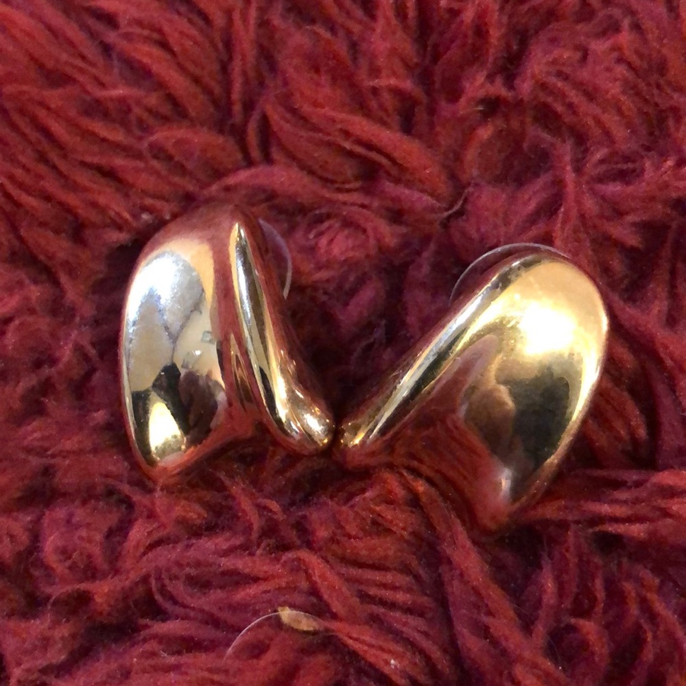 Oro Nuovo 7/8” Polished Rose Gold Earrings